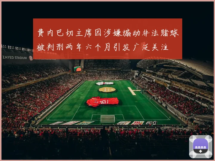 费内巴切主席因涉嫌煽动非法赌球被判刑两年六个月引发广泛关注